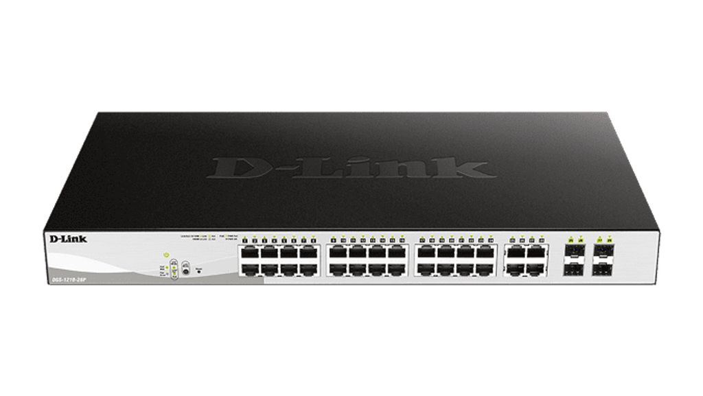 Switch D-Link de 24 portas - DGS-1210-28P