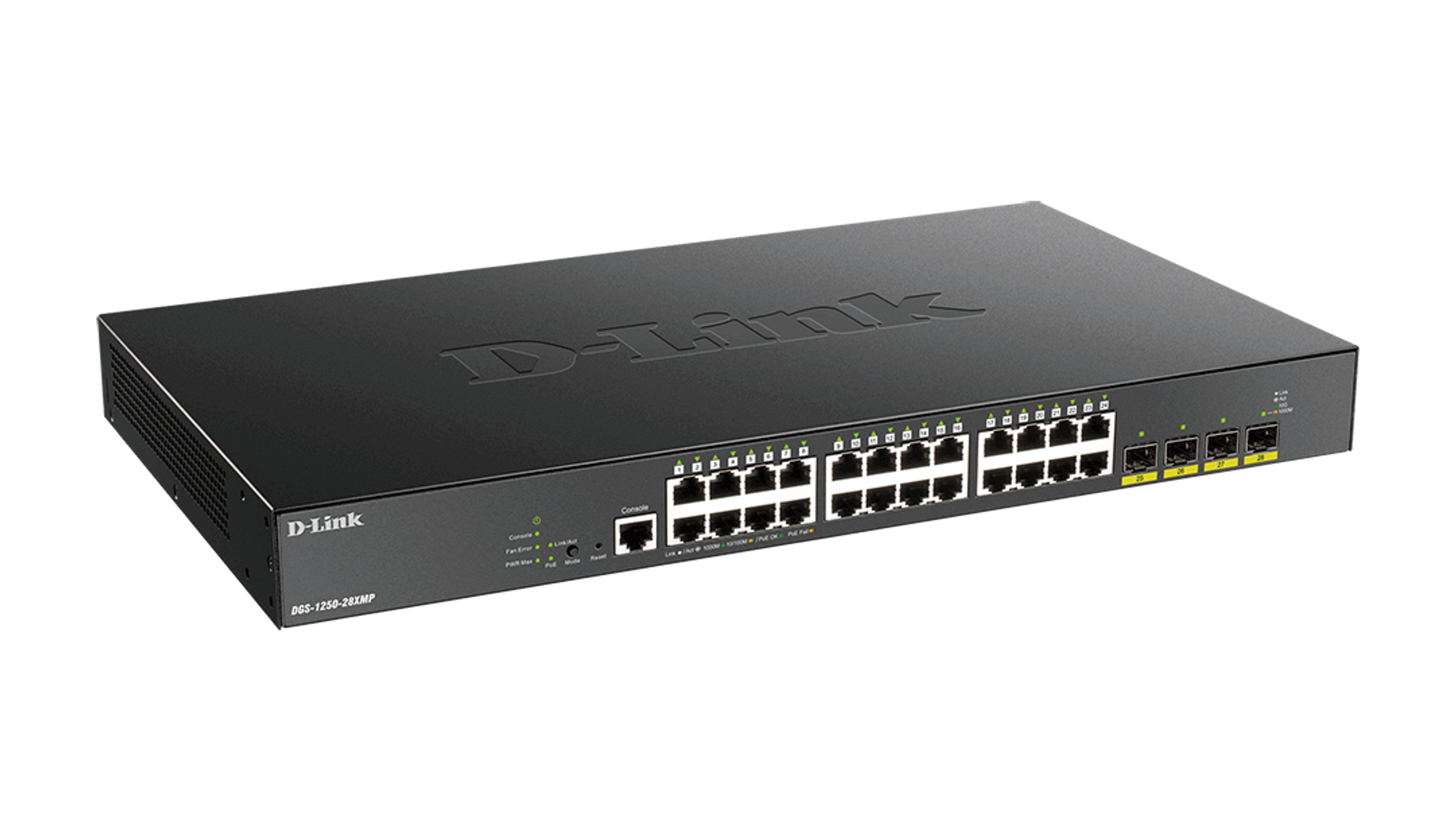 Switch D-Link de 24 portas - DGS-1250-28XMP