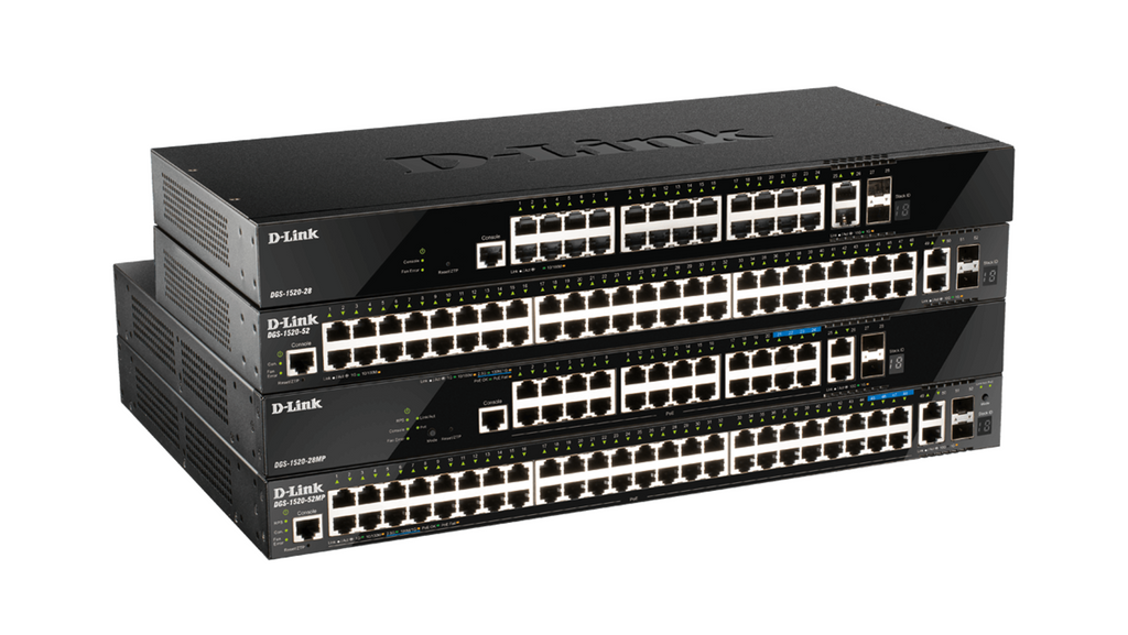 Switch D-Link de 24 portas - DGS-1520-28
