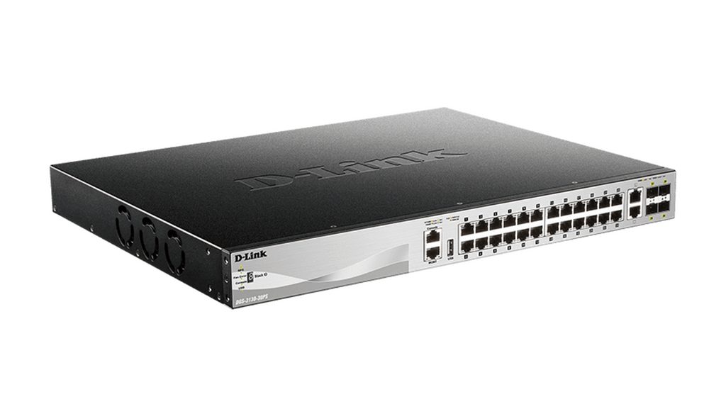 Switch D-Link de 24 portas - DGS-3130-30PS